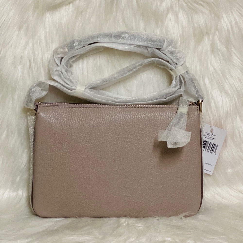 Kate Spade Triple Gusset Crossbody Snakeskin Trim - Picture 9 of 14